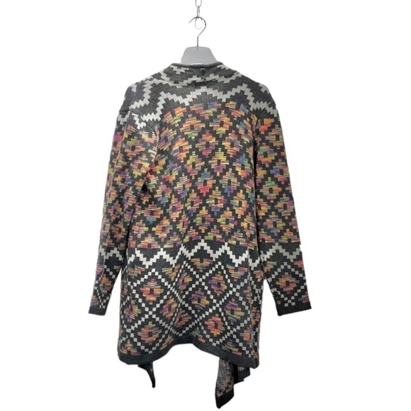 Absolutely Famous Sweater Long South Western Aztec Knit Sweater medium - Picture 2 of 8